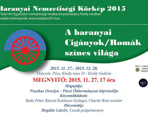 „A baranyai Cigányok/Romák színes világa”